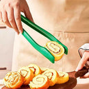 Axyaa Food Tongs Set for Baking and Serving - 3Pcs Plastic Kitchen Clips