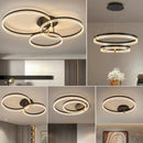 Axyaa Modern Luxury Nordic LED Living Room Lights Circular Fixtures