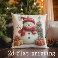 Axyaa Christmas Pillowcase Designs for Sofa, Bedroom, Car - Rectangular Cushion Cover