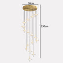 Axyaa Nordic Stair Chandelier Pendant Lights for Living Room and Dining Room