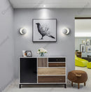 Axyaa Crescent Wall Lamp: 360° Rotating, Bedroom & Living Room Decor