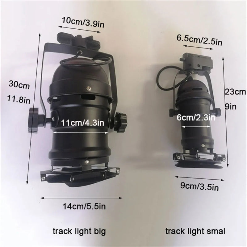 Axyaa 5w COB LED Track Light with Adjustable Baffle for Clothing Store Lighting