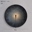 Axyaa Mini Metal Plate Wall Light for Nordic Living Room Decor