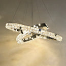 Axyaa Modern Luxury Crystal Pendant Chandelier for Bedroom, Dining, Living Room Lighting
