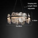 Axyaa Modern Nordic LED Chandelier for Hotel Lobby and Bar Decor