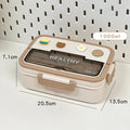 Axyaa Cute Portable Lunch Box With Compartment for Girls School Kids, Bento Box