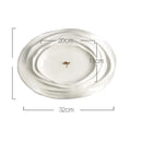 Axyaa Ceramic Dinner Set - Creative Irregular Shaped Tableware for Pasta, Soup, Snacks, Desserts