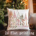 Axyaa Festive Pillow Covers for Sofa, Bedroom, Car - Christmas & New Year Theme