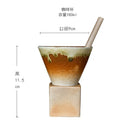 Axyaa Retro Ceramic Cone Coffee Cups - Set of 2