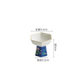 Axyaa Ceramic Hexagonal High Footed Bowl - Elegant Dessert & Snack Bowl