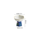 Axyaa Ceramic Hexagonal High Footed Bowl - Elegant Dessert & Snack Bowl