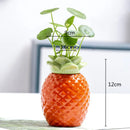 Axyaa Ceramic Persimmon Fruit Flower Pot for Home Decor