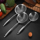 Axyaa Stainless Steel Colander Skimmer Strainer Spoon - Kitchen Utensil