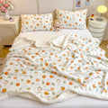 Axyaa Cartoon Bowknot Coral Fleece Blanket: Thick, Warm for Bed, Sofa, Nap