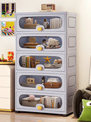 Axyaa Large Multi-Layer Storage Cabinet: Organize Clothes and Snacks efficiently