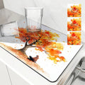 Axyaa Autumn Maple Watercolor Drying Mat