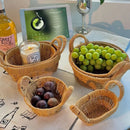 Axyaa Hand Woven Storage Basket for Fruits, Vegetables, and Bread