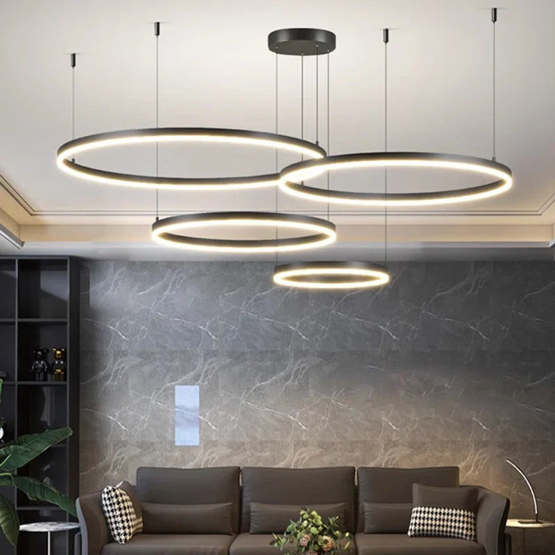 Axyaa Nordic Pendant Chandelier for Living Room Lighting