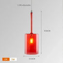 Axyaa Glass Cup LED Pendant Lamp for Minimalist Designer Restaurant, Bar, and Home