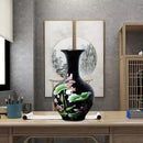 Axyaa Classic Jingdezhen Ceramic Vase with Base for Home Decor