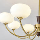 Axyaa Retro Style Luxury Chandelier Living Room Lamp for Atmosphere in Bedroom and Dining Room