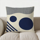 Geometric Pattern Decorative Throw Pillow Cover by Axyaa