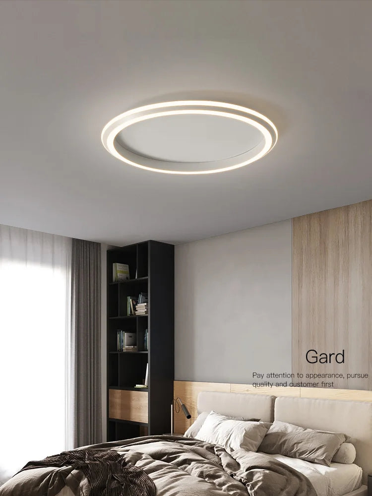 Modern Round LED Ceiling Lamp for All Rooms - Axyaa