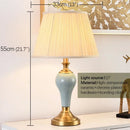 Axyaa Luxury Ceramics Table Lamp LED Modern Design for Living Room Bedroom