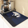 Axyaa Pumpkin Printing Silicone Coasters for Halloween Style Kitchen Décor