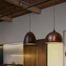 Axyaa Retro Carved Pendant Light: Creative Atmosphere Chandelier for Living Room, Coffee Shop, Bar