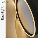 Axyaa Rose Gold Modern LED Ceiling Light Surface Mounted Minimalist Home Lighting