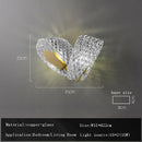 Axyaa Peacock Glass Chandelier: Nordic Luxury Hanging Lamp for Home Decor