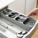 Axyaa Kitchen Drawer Cutlery Spoon Fork Organizer Tray