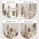 Axyaa Rotating Towel Rack: Wall-Mounted, Folding, No-Drill Bathroom Storage
