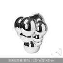 Axyaa Resin Bubble Flowerpot Vase Geometric Sphere Home Decoration