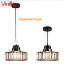 Axyaa Crystal Pendant Chandelier Ceiling Light - Nordic Hotel LED Fixture