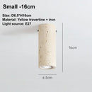 Axyaa Modern Yellow Travertine Stone Ceiling Lamp for Home Decor
