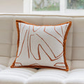 Axyaa French Chenille Sofa Pillow Cover for Living Room Decoration