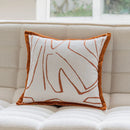 Axyaa French Chenille Sofa Pillow Cover for Living Room Decoration