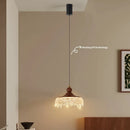 Axyaa Walnut Waterdrop Chandelier - French Antique Vintage Lighting for Various Spaces