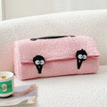 Axyaa Cloud Velvet Cartoon Pattern Blanket with Warm Belt Handle