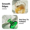 Axyaa Vintage Ripple Wine Glass Low Leg Cocktail Cup for Home Bar