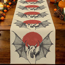 Axyaa Bat Sun Hand Table Runner for Farmhouse Dining and Wedding Party Decor