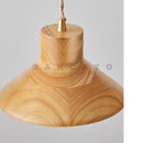 Axyaa Wood LED Ceiling Lamp with Acrylic Panels for Home Decor
