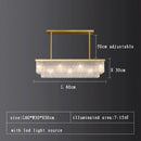 Modern Crystal Chandelier by Axyaa - Stylish Lighting for Living, Bedroom, and Dining Rooms