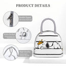 Axyaa Cartoon Dog Lunch Bag: Large Capacity Insulated Thermal Cooler Box