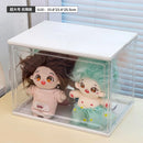 Axyaa Labubu Dolls Blind Box Display Rack - Transparent Acrylic Plush Toy Organizer