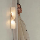 Axyaa Copper Marble Wall Lamp: Modern Luxury Nordic Lighting for Living Room, Bedroom, Aisle