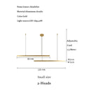 Axyaa LED Modern Minimalist Chandelier for Dining Living Bedroom
