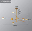 Axyaa LED Minimalist Chandelier Kitchen Island Lamp Living Room Luxury Lighting